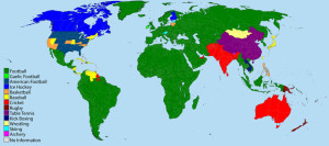 map of sports by country 2