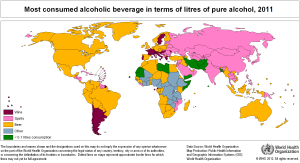 Map of alcohol consumption 2