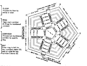 map of the pentagon